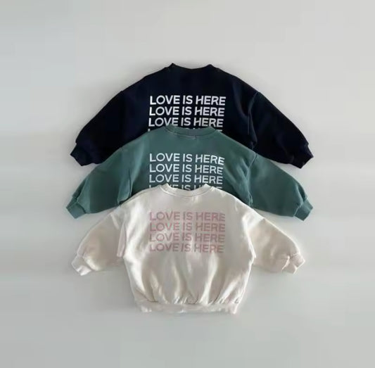 Love is here jumper